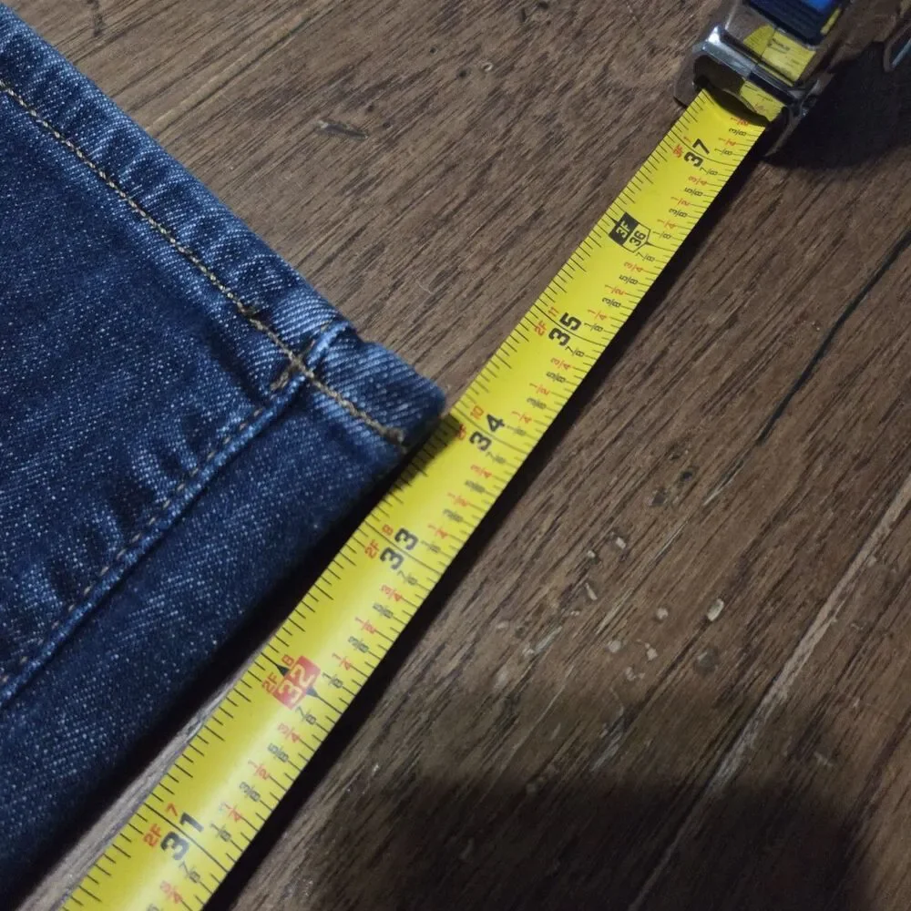 Lucky Brand 121 Heritage Slim Mens Blue Jeans 34x34 Medium Wash Stretch 33x34